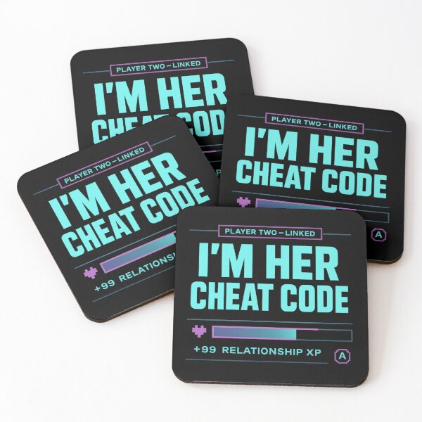Item preview, I’m Her Cheat Code Neon Gamer Couple HUD Design designed and sold by POD DYNASTY | Original Print On Demand T-Shirt Graphics.