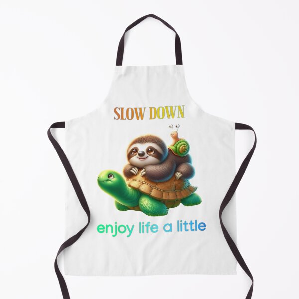 Item preview, Slow Down Enjoy Life Turtle Sloth Snail designed and sold by KraftyDesignz.