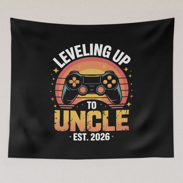 Item preview, Leveling Up to Uncle Est. 2026 Gamer designed and sold by Gogetgiggles.