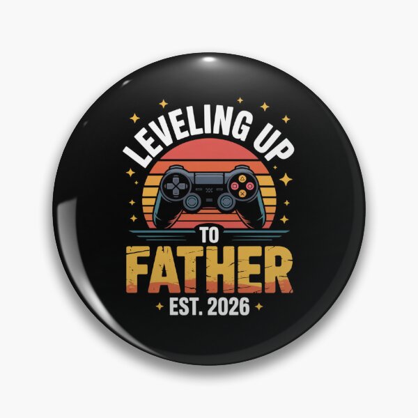 Item preview, Leveling Up to Father Est. 2026 Gamer Dad designed and sold by Gogetgiggles.