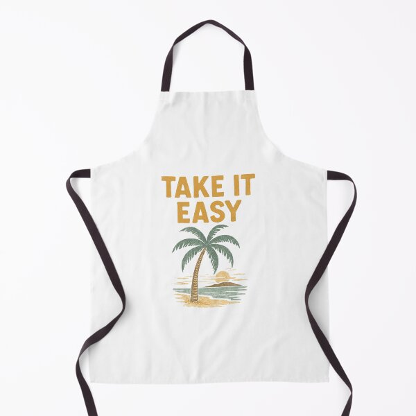 Item preview, Take It Easy – Vintage 60s Beach Palm Tree Illustration with Washed-Out Retro Colors designed and sold by DaEeX.