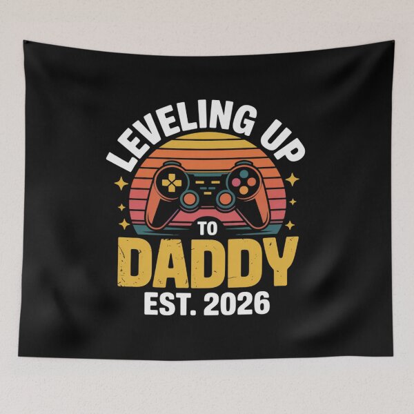 Item preview, Leveling Up to Daddy Est. 2026 Gamer Dad designed and sold by Gogetgiggles.