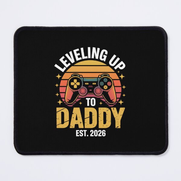 Item preview, Leveling Up to Daddy Est. 2026 Gamer Dad designed and sold by Gogetgiggles.