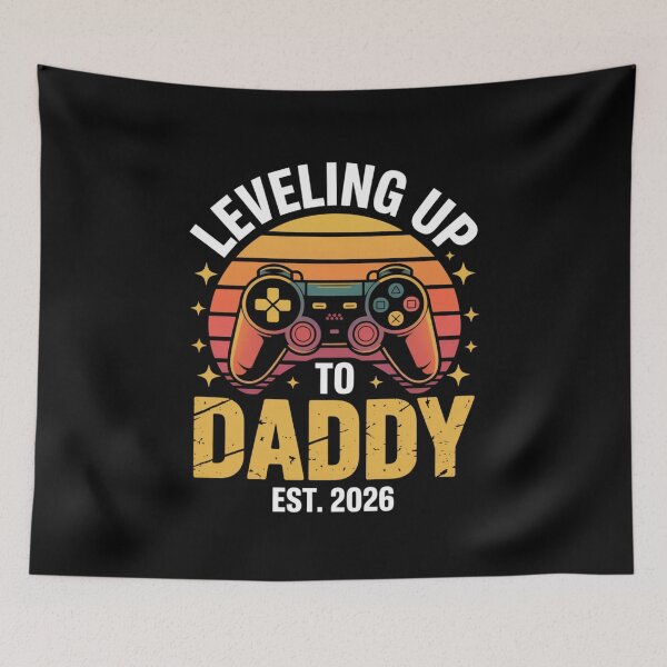 Item preview, Leveling Up to Daddy Est. 2026 Gamer Dad designed and sold by Gogetgiggles.