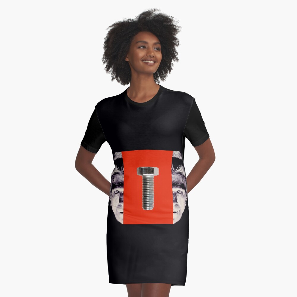 Frankestein & Screw Vestido camiseta