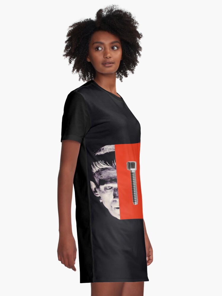 Vista alternativa de Vestido camiseta Frankestein & Screw