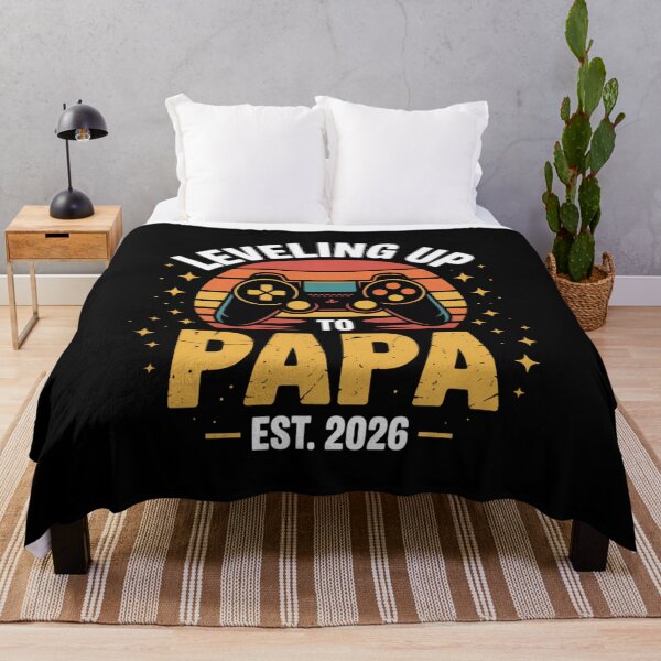 Item preview, Leveling Up to Papa Est. 2026 Gamer Dad designed and sold by Gogetgiggles.