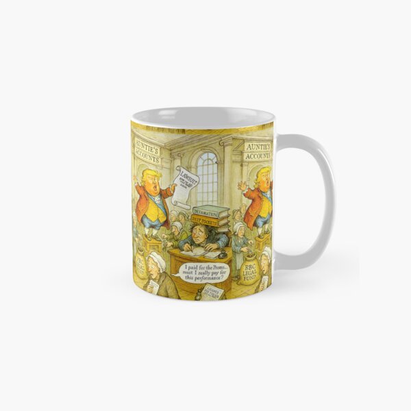 Sketching the News — #1: Trump, the BBC, and the Licence Fee Shake-Down Classic Mug