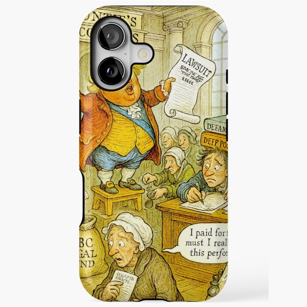 Sketching the News — #1: Trump, the BBC, and the Licence Fee Shake-Down iPhone Tough Case