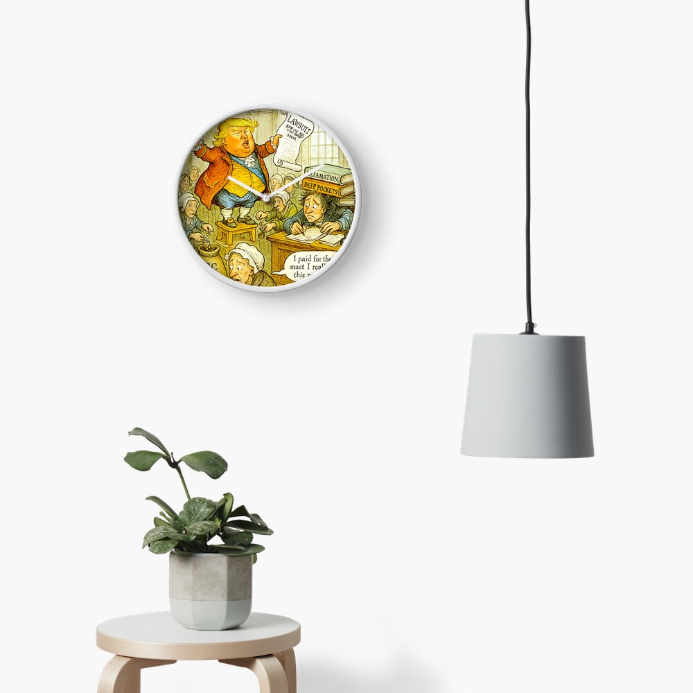 Item preview, Clock designed and sold by taletellerclub.