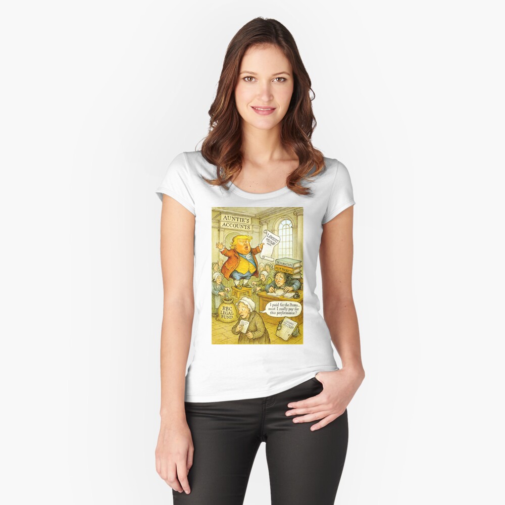 Item preview, Fitted Scoop T-Shirt designed and sold by taletellerclub.