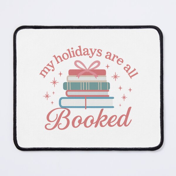 Item preview, "My Holidays Are All Booked" Funny Book Lover Christmas Pun designed and sold by haitrieuic96.