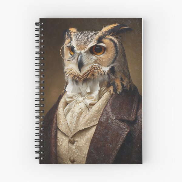 Item preview, Victorian Owl Gentleman Portrait designed and sold by SpecInkStudio.