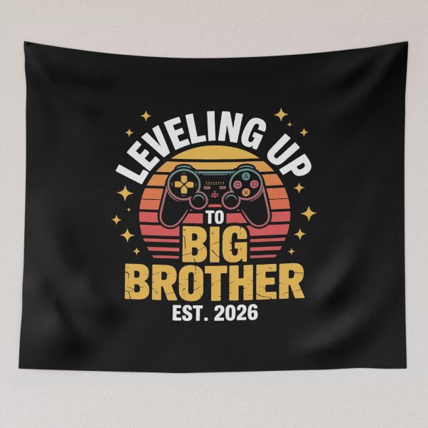 Item preview, Leveling Up to Big Bro Est. 2026 Gamer Big Brother designed and sold by Gogetgiggles.
