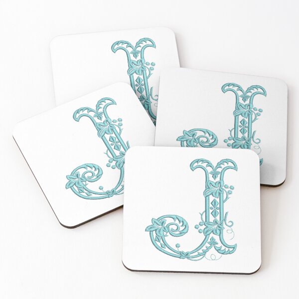 Item preview, Monogram J Vintage Style Alphabet Letter designed and sold by TikkiMakes.