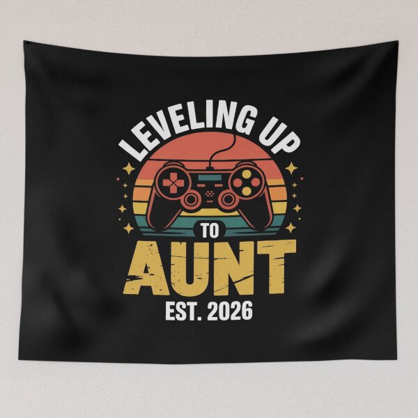 Item preview, Leveling Up to Aunt 2026, Gaming Gift for Aunt, Retro Gamer Design designed and sold by Gogetgiggles.