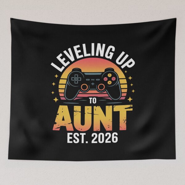 Item preview, Leveling Up to Aunt 2026, Gaming Gift for Aunt, Retro Gamer Design designed and sold by Gogetgiggles.