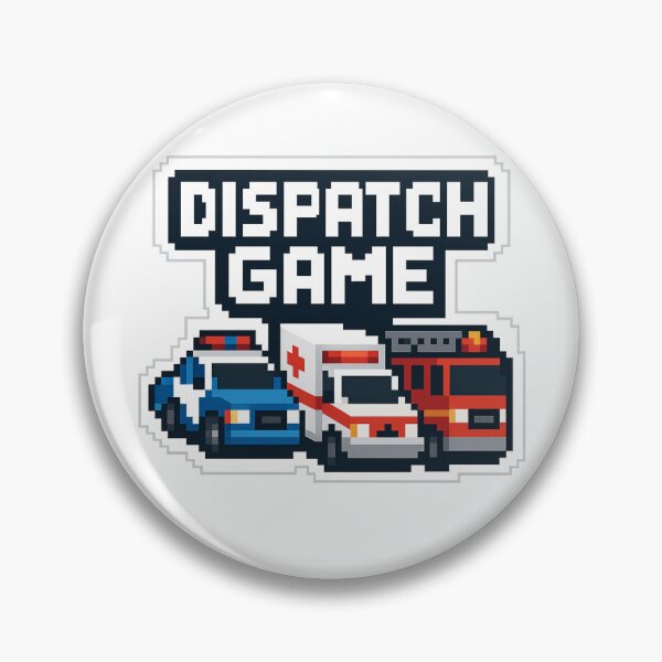 Item preview, Dispatch Game Pixel Art Sticker – Emergency Dispatcher Retro Gaming Design designed and sold by Gurjeetpixelart.