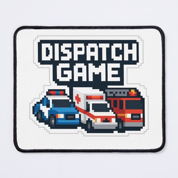Item preview, Dispatch Game Pixel Art Sticker – Emergency Dispatcher Retro Gaming Design designed and sold by Gurjeetpixelart.