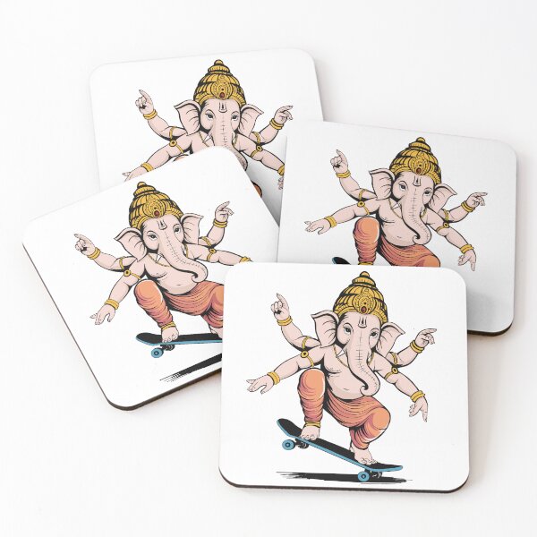 Item preview, Skater Ganesha – Divine Moves, Street Vibes designed and sold by newyorkwala.