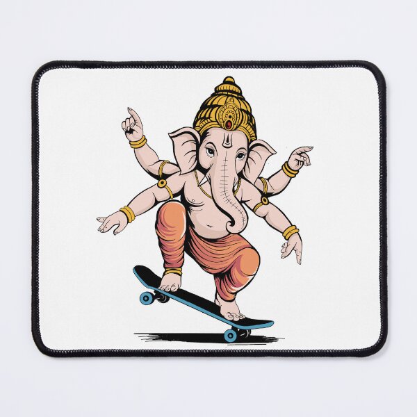 Item preview, Skater Ganesha – Divine Moves, Street Vibes designed and sold by newyorkwala.