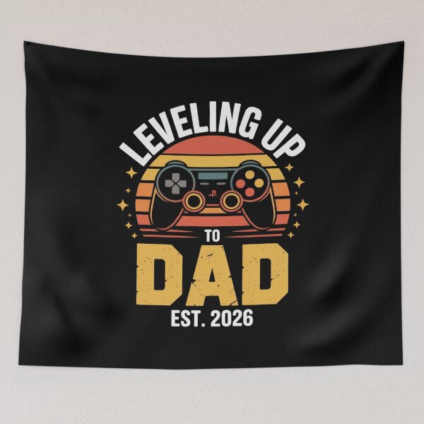 Item preview, Leveling Up to Dad Est. 2026 Retro Gamer Design designed and sold by Gogetgiggles.