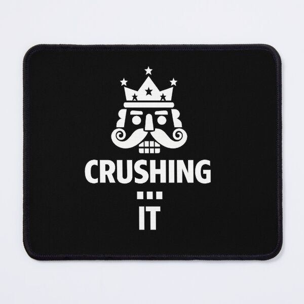Item preview, Christmas Crushing It Funny Nutcracker Holiday Crushing It Holiday T-Shirt designed and sold by Omarmadani.