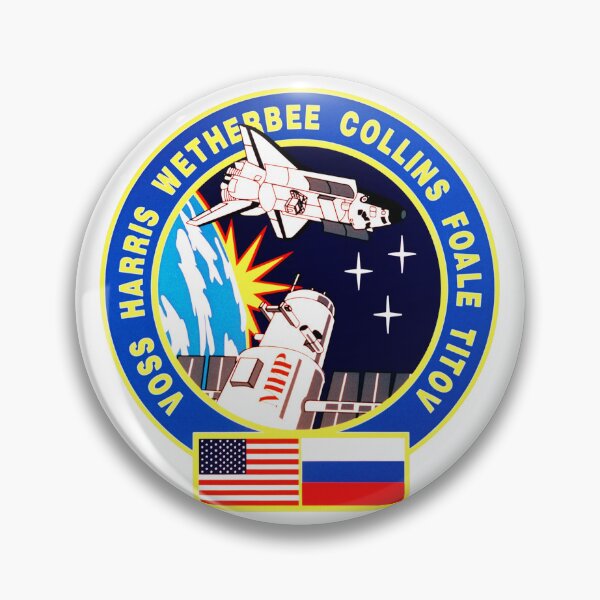 Artikelvorschau, Space Shuttle, STS-63, Missionsabzeichen entworfen und verkauft von CharlieDesings.