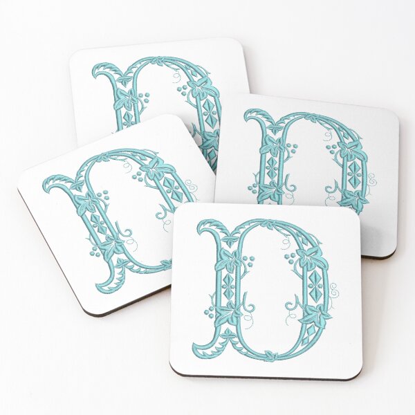 Item preview, Monogram D Vintage Style Alphabet Letter designed and sold by TikkiMakes.