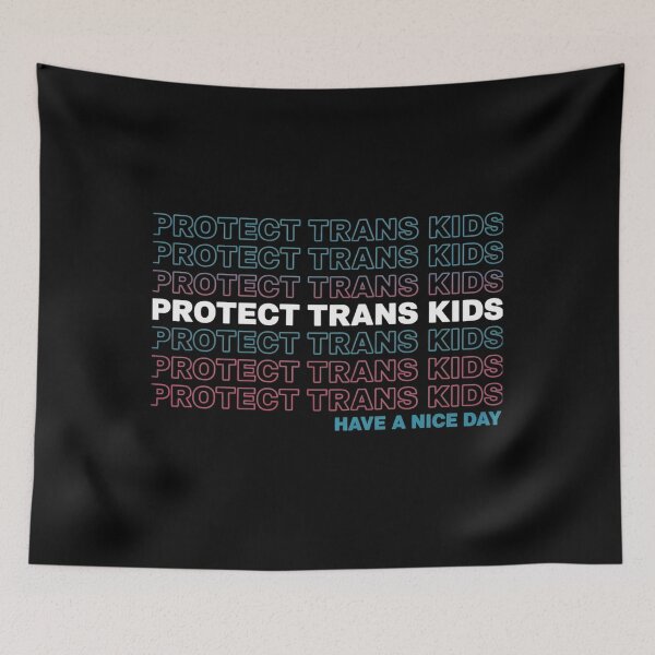 Item preview, Protect Trans Kids Lgbtq Pride Flag  designed and sold by JonGogue.