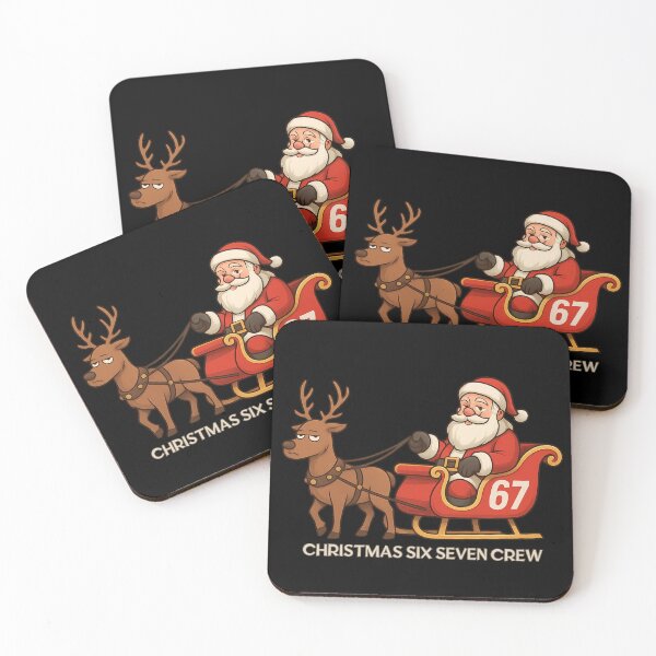 Item preview, Sleigh Crew No. 67 - Bruh Reindeer & Chill Santa (Funny Christmas) designed and sold by I AM BRO.
