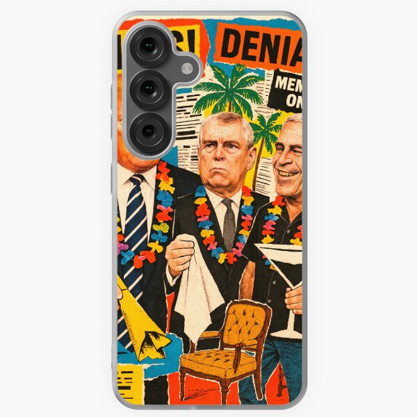 Sketching the News — #3: Trumping Through the Epstein Files Samsung Galaxy Soft Case