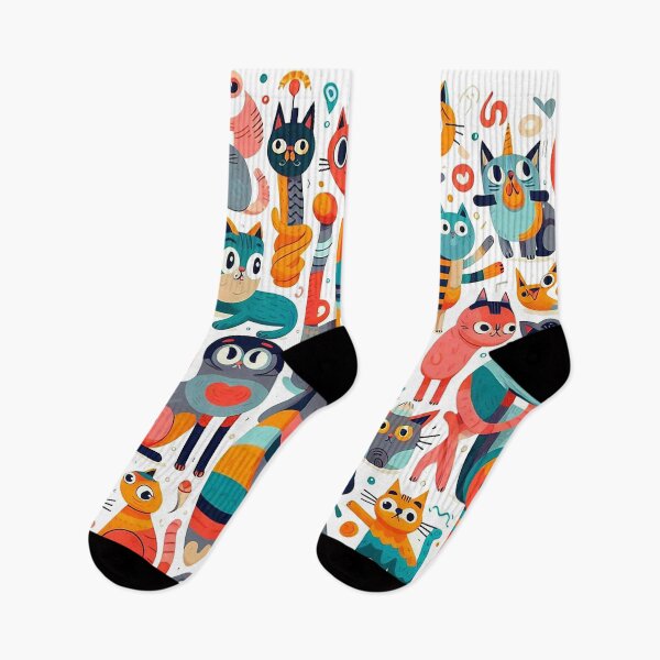 Item preview, Bring your walls to life with cute cat patterns   designed and sold by Vanich-Panich.