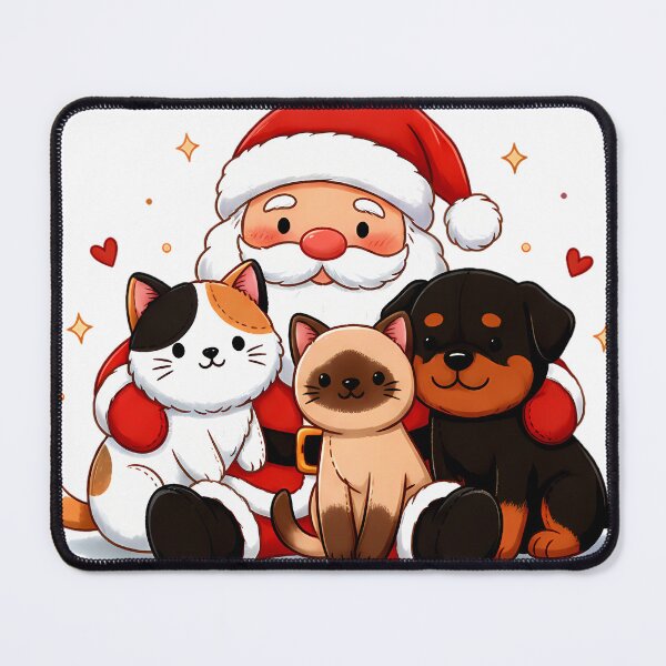 Item preview, Pawsitively Huggable: Santa’s Snuggle Squad designed and sold by meesub.