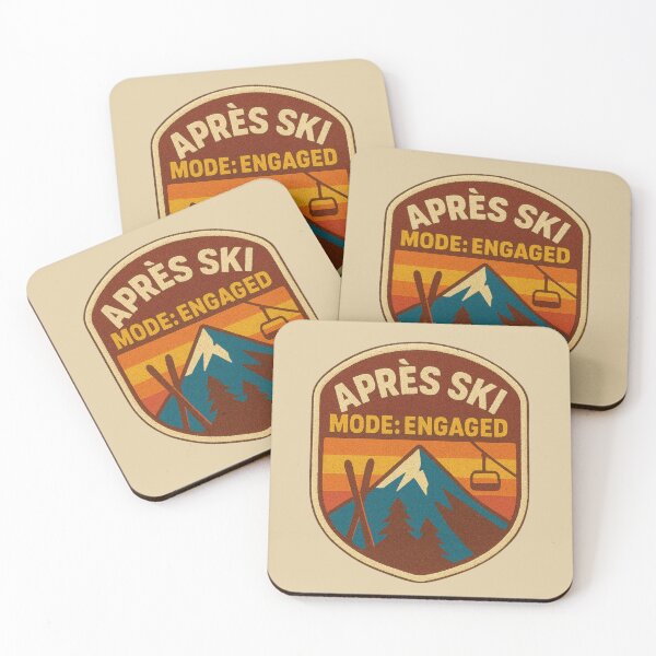Item preview, Apès Ski Mode: Engaged Patch | Retro 70s 80s Vintage Skiing Gift designed and sold by Searching ideas.