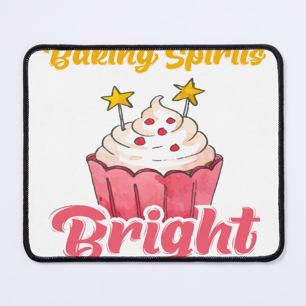 Item preview, Baking Spirits Bright Funny Christmas Cupcake T-Shirt designed and sold by SP Street Print.