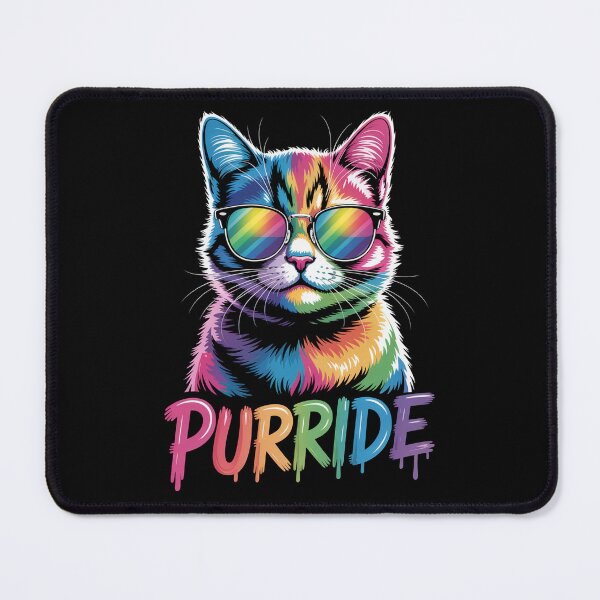 Item preview, Purride Gay Rights Rainbow Pride Month Lgbtq Cat designed and sold by JonGogue.