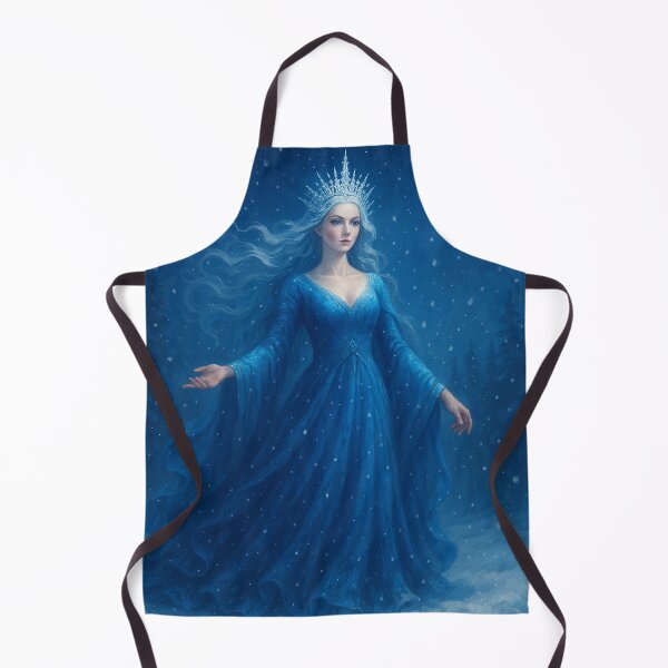 Item preview, Winter Moon Goddess – Fantasy Snow Queen Art designed and sold by Sadia Jannat.