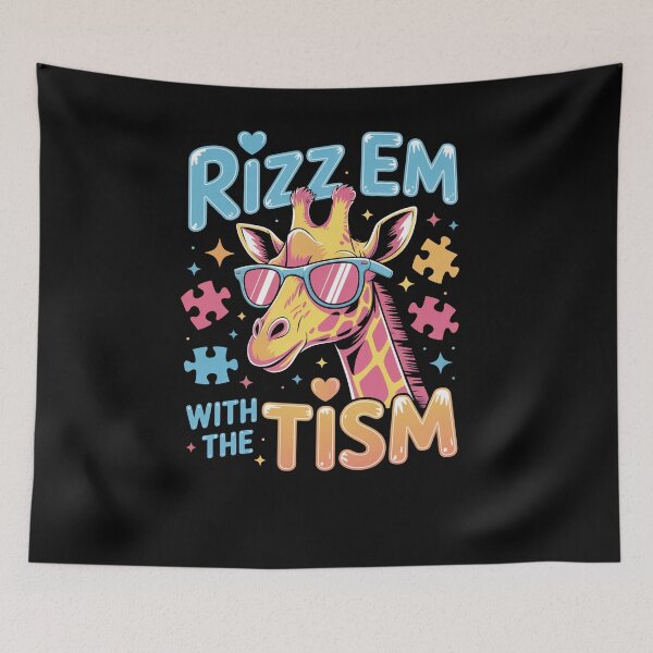 Item preview, Rizz'Em With The Tism Autism Awareness designed and sold by Veroniadic.