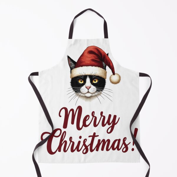 Item preview, Merry Christmas Santa Cat – Cute Festive Kitty Design designed and sold by TroyTheTerrific.