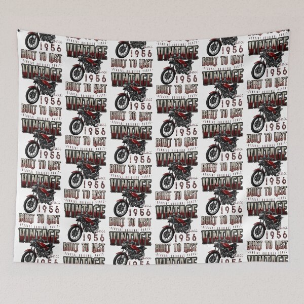 Item preview, Vintage Motorcycle Biker Motorbike Birthday 1956 designed and sold by JRRTs.