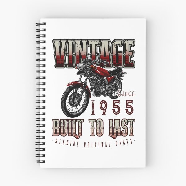 Item preview, Vintage Motorcycle Biker Motorbike Birthday 1955 designed and sold by JRRTs.