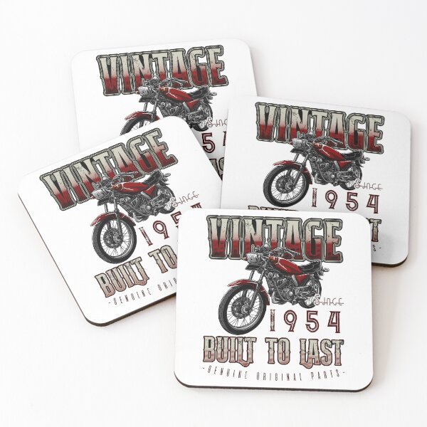 Item preview, Vintage Motorcycle Biker Motorbike Birthday 1954 designed and sold by JRRTs.