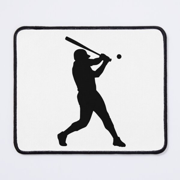 Item preview, Dynamic Baseball Player Silhouette | Minimalist Black Hitter Graphic | Athlete Sports Fan Art designed and sold by EpicSportsArt.