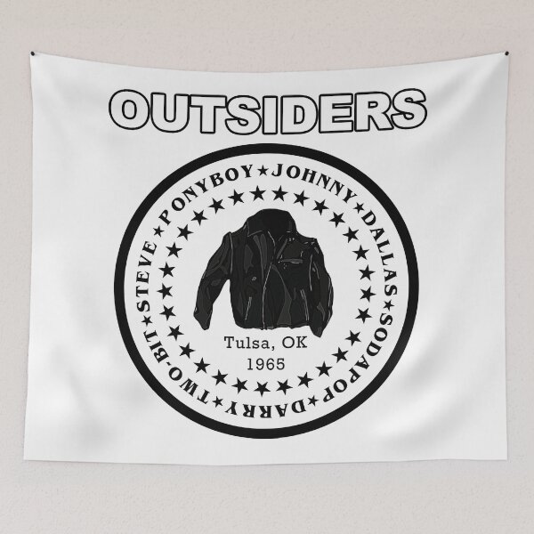 Item preview, The Outsiders Circle Emblem Jacket Motif designed and sold by ANTYDEPAUL.