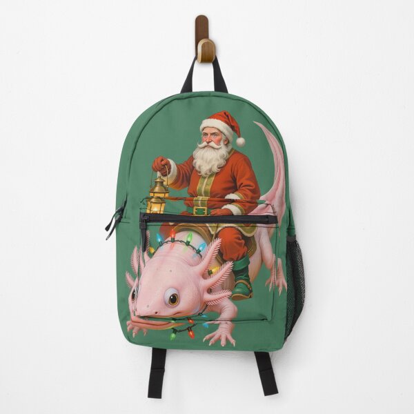 Item preview, Funny Santa riding a Axolotl designed and sold by Kamoufleur.