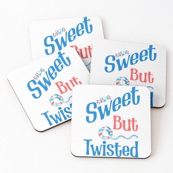 Item preview, Sweet But Twisted Funny Candy Christmas Pun T-Shirt designed and sold by SP Street Print.