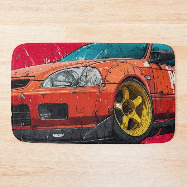 Item preview, Graffiti sports car close-up designed and sold by PixelPack Design.