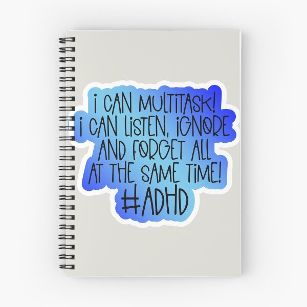 Item preview, ADHD Multitask Listen Ignore Forget  designed and sold by SheMayCreate.