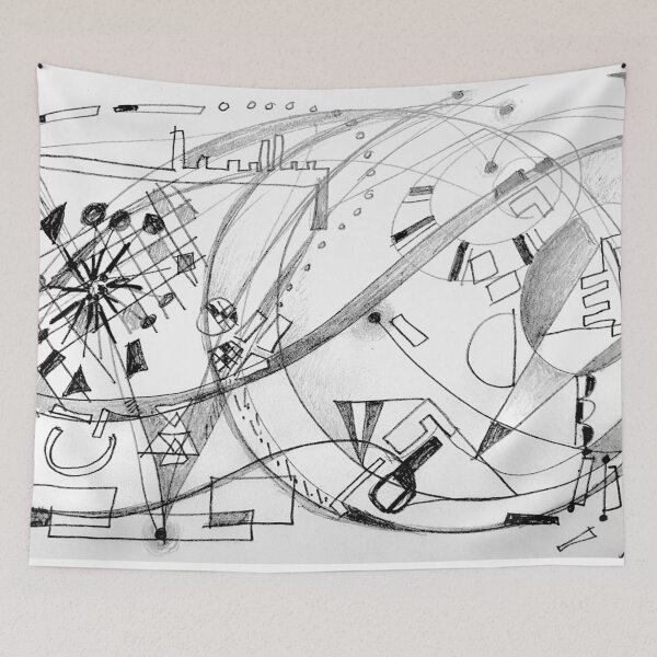 Item preview, thinking abstract designed and sold by Tereza Pilar  Art.
